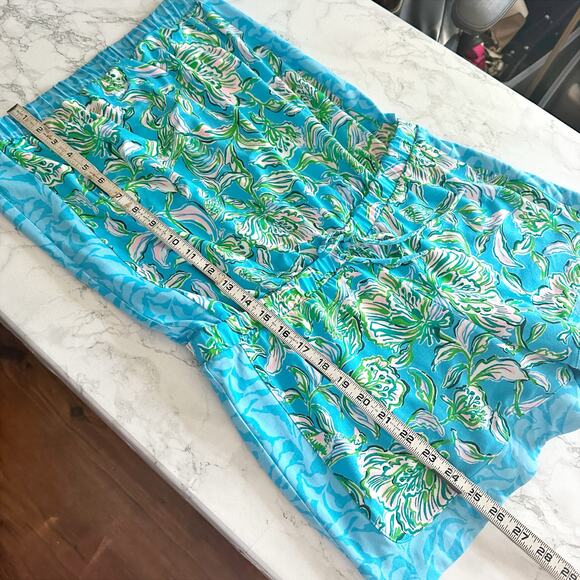 Lilly Pulitzer Rikki Strapless Romper Cumulus Blue Chick Magnet Women’s Size M - Picture 9 of 14